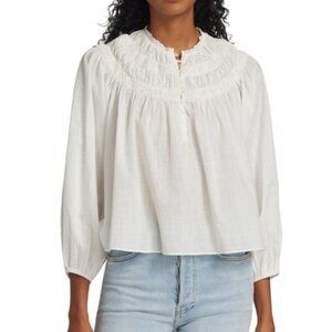 THE GREAT The Picturesque Top 1 Small White Boho